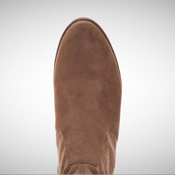 Marc Fisher Taupe Hulie Over The Knee Faux Suede Boots 8M new in Box - Picture 6 of 14